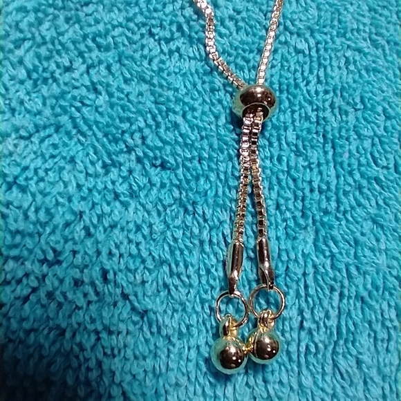 Goldtone flower floral crystal adjustable bracelet - Picture 3 of 3